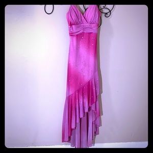 Pink sparkly dress